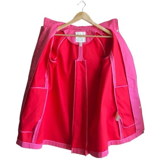 Kate Spade Pink Women's Raincoat Jacket XS Bow - Picture 11 of 14